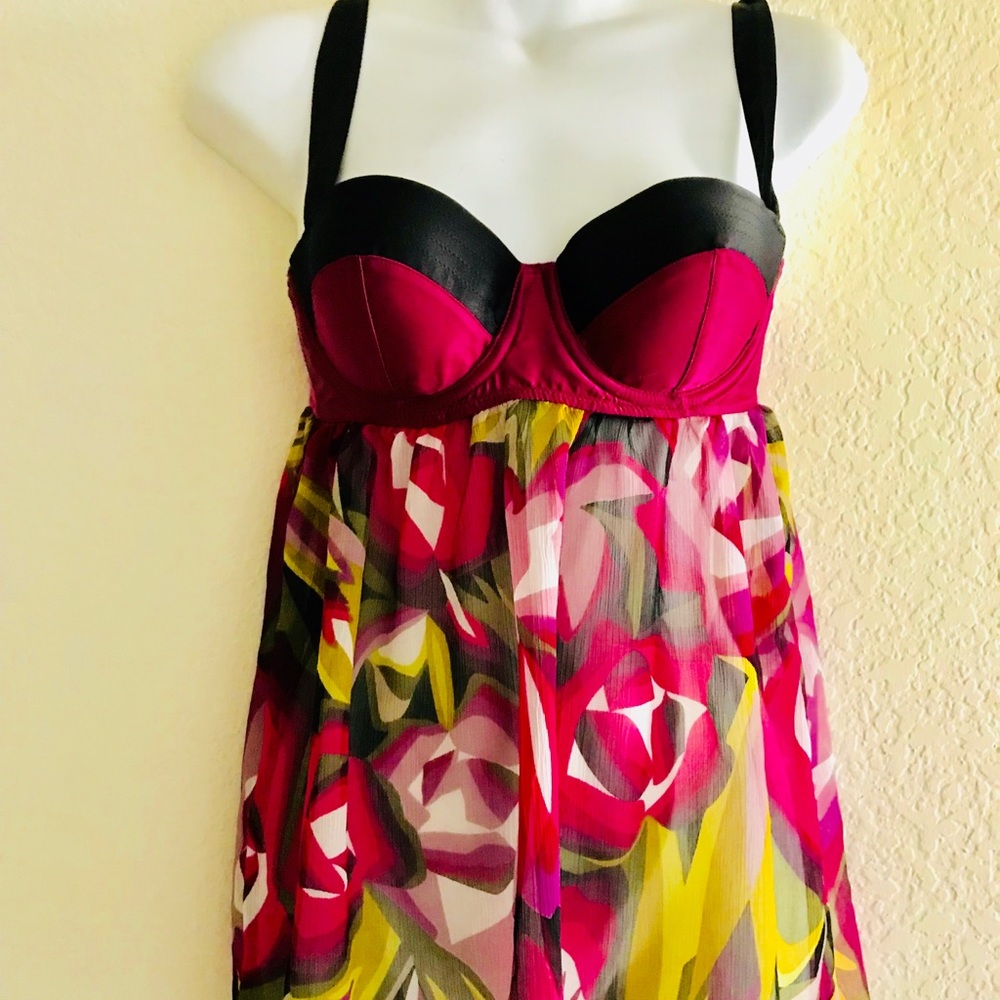 MISSONI For Target NWOT Bra BUSTIER Floral Top XS